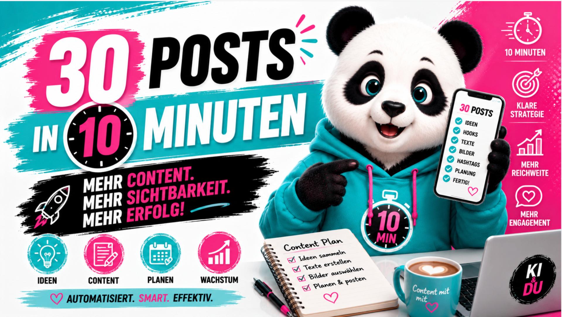30 Posts in 10 Minuten